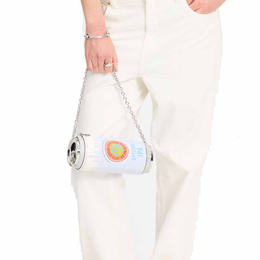 Kate Spade Snack Time Metallic Pochette Metallic Multi Silver # KL636