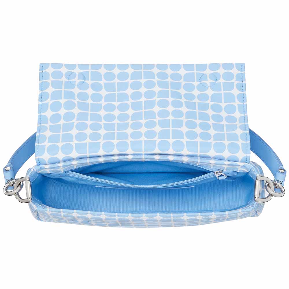 Kate Spade Noel Jacquard Convertible Crossbody Astral Blue Multi Light blue # KF864