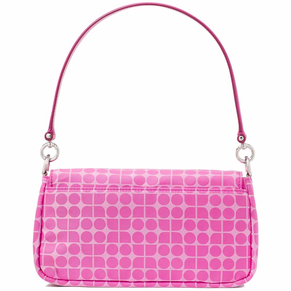 Kate Spade Noel Jacquard Convertible Crossbody Vivid Snapdragon Multi Hotpink # KF864