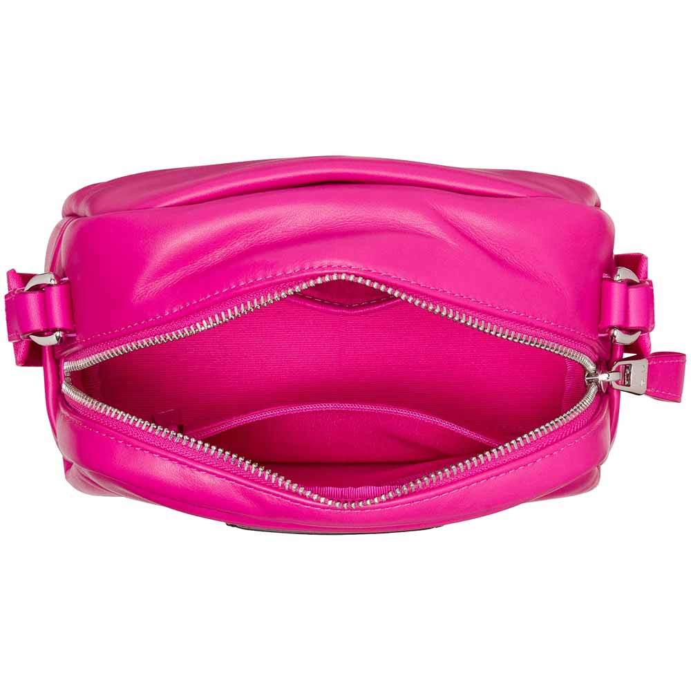 Kate Spade Puffed Small Crossbody Vivid Snapdragon Hotpink # KH031