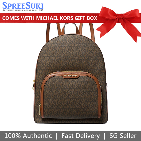 Michael Kors Jaycee Large Logo Backpack Brown # 35S2G8TB7B