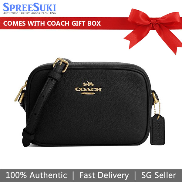 Coach Mini Jamie Camera Bag Black # CQ875