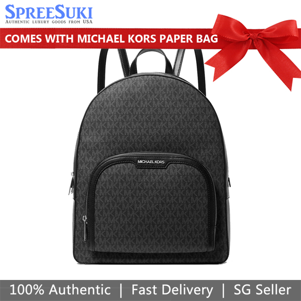 Michael Kors Jaycee Large Logo Backpack Black # 35S2S8TB7B