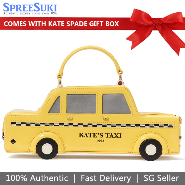 Kate Spade Nyc 3D Taxi Crossbody Multi Yellow # KI975