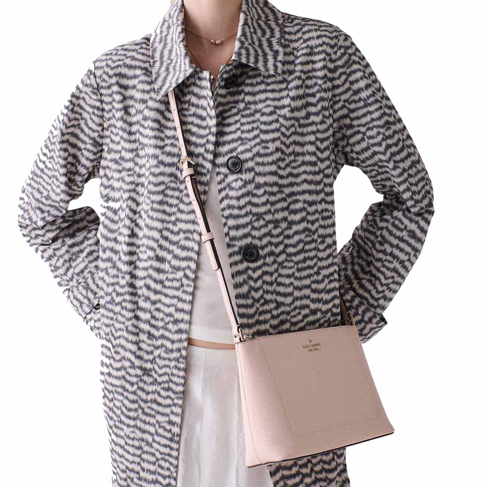 Kate Spade Leila Medium Crossbody Pearl Pink Light pink # KG464