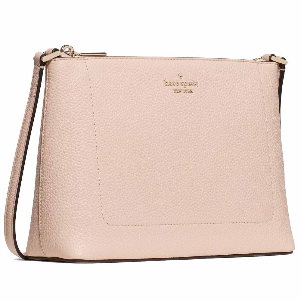 Kate Spade Leila Medium Crossbody Pearl Pink Light pink # KG464