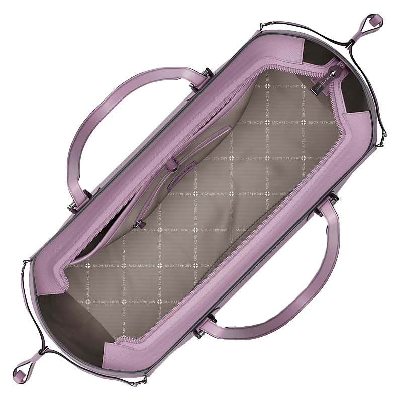 Michael Kors Voyager Large Saffiano Leather Tote Bag Light Quartz Light Purple # 35R6SV6T7L