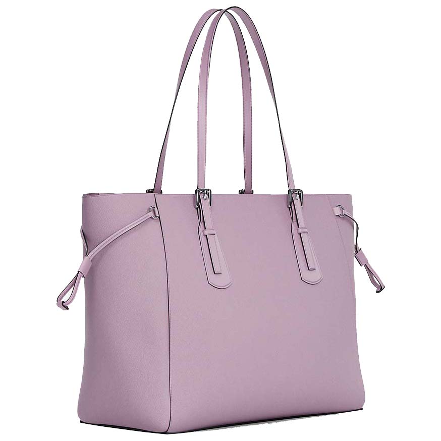 Michael Kors Voyager Large Saffiano Leather Tote Bag Light Quartz Light Purple # 35R6SV6T7L