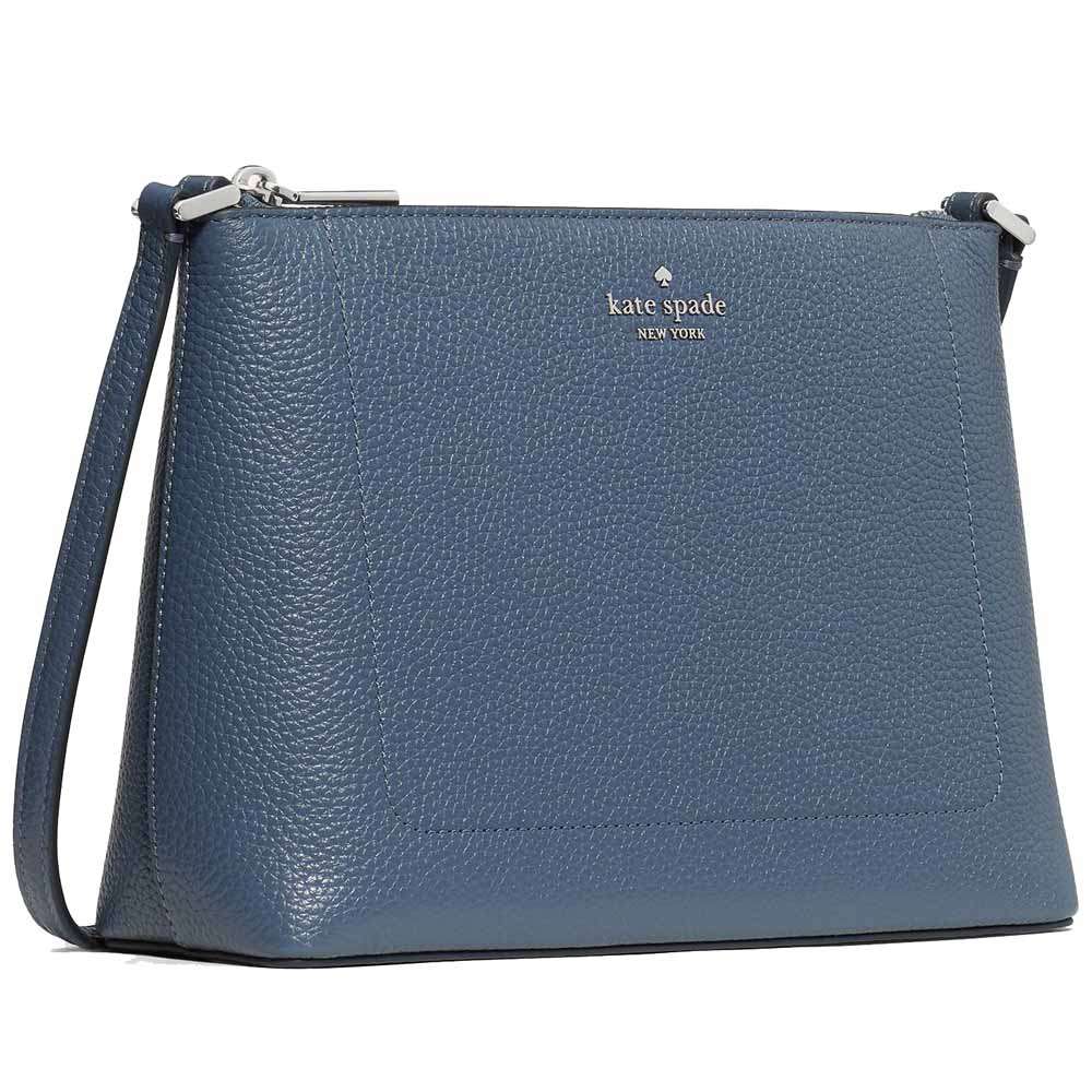 Kate Spade Leila Medium Crossbody Twilight Blue Navy Blue # KG464