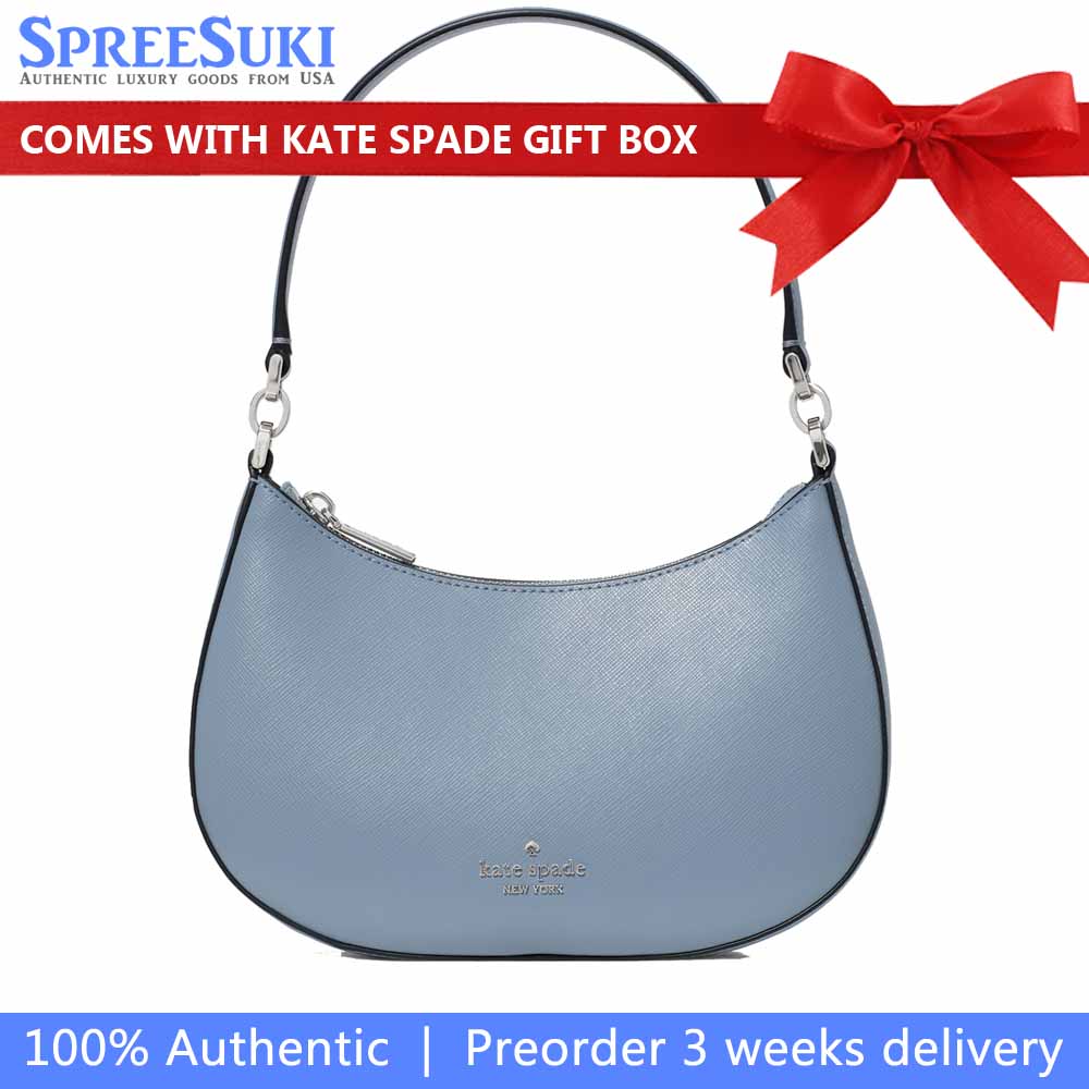 Kate Spade Paige Convertible Crossbody Muted Blue # KK983