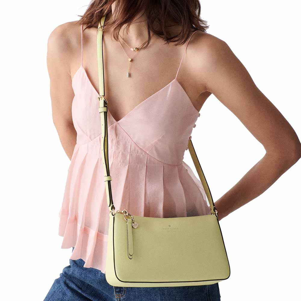 Kate Spade Ginnie Crossbody Tennis Ball Light green # KK311