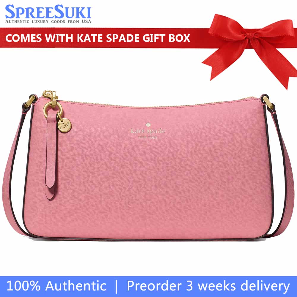 Kate Spade Ginnie Crossbody Grapefruit Soda Blush Pink # KK311