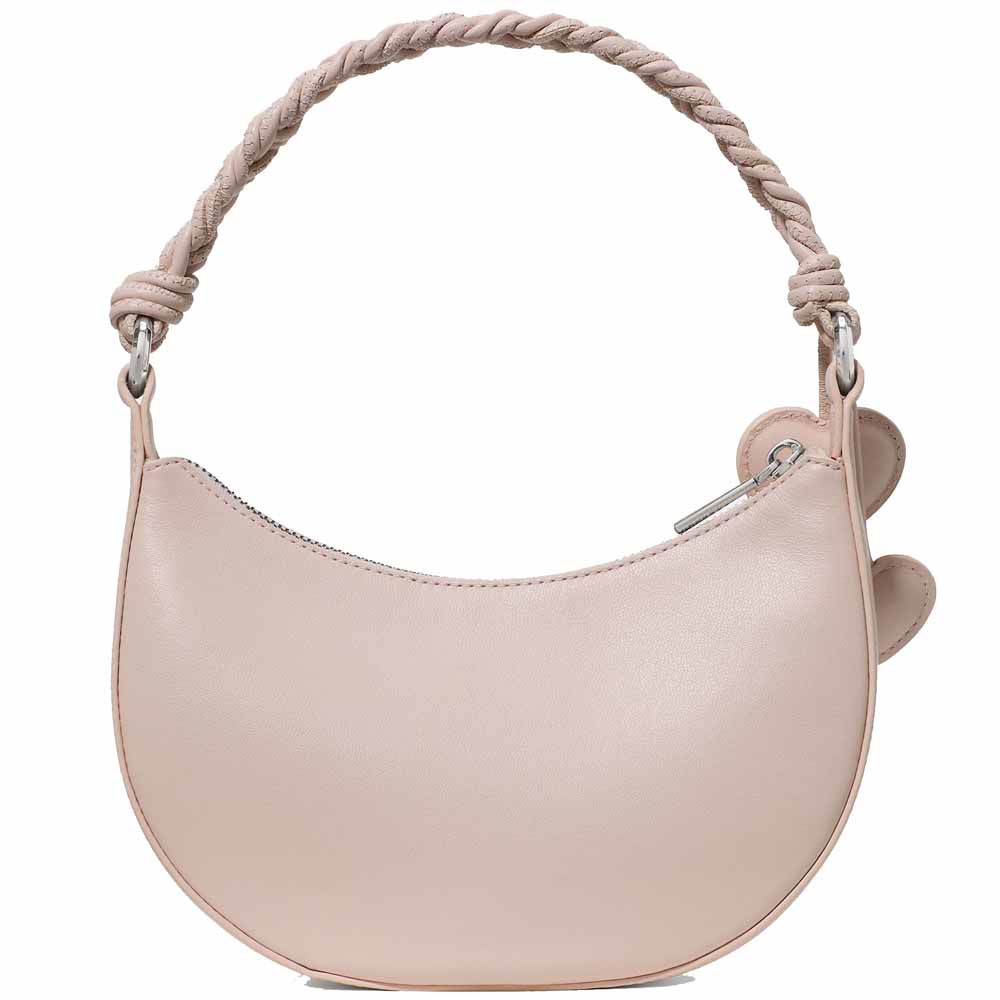 Kate Spade Nova Braided Strap Shoulder Bag Powdered Sugar Light pink # KN610