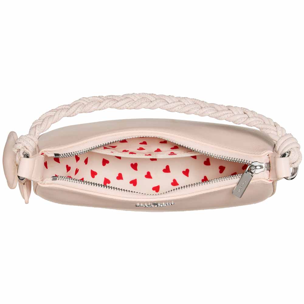 Kate Spade Nova Braided Strap Shoulder Bag Powdered Sugar Light pink # KN610