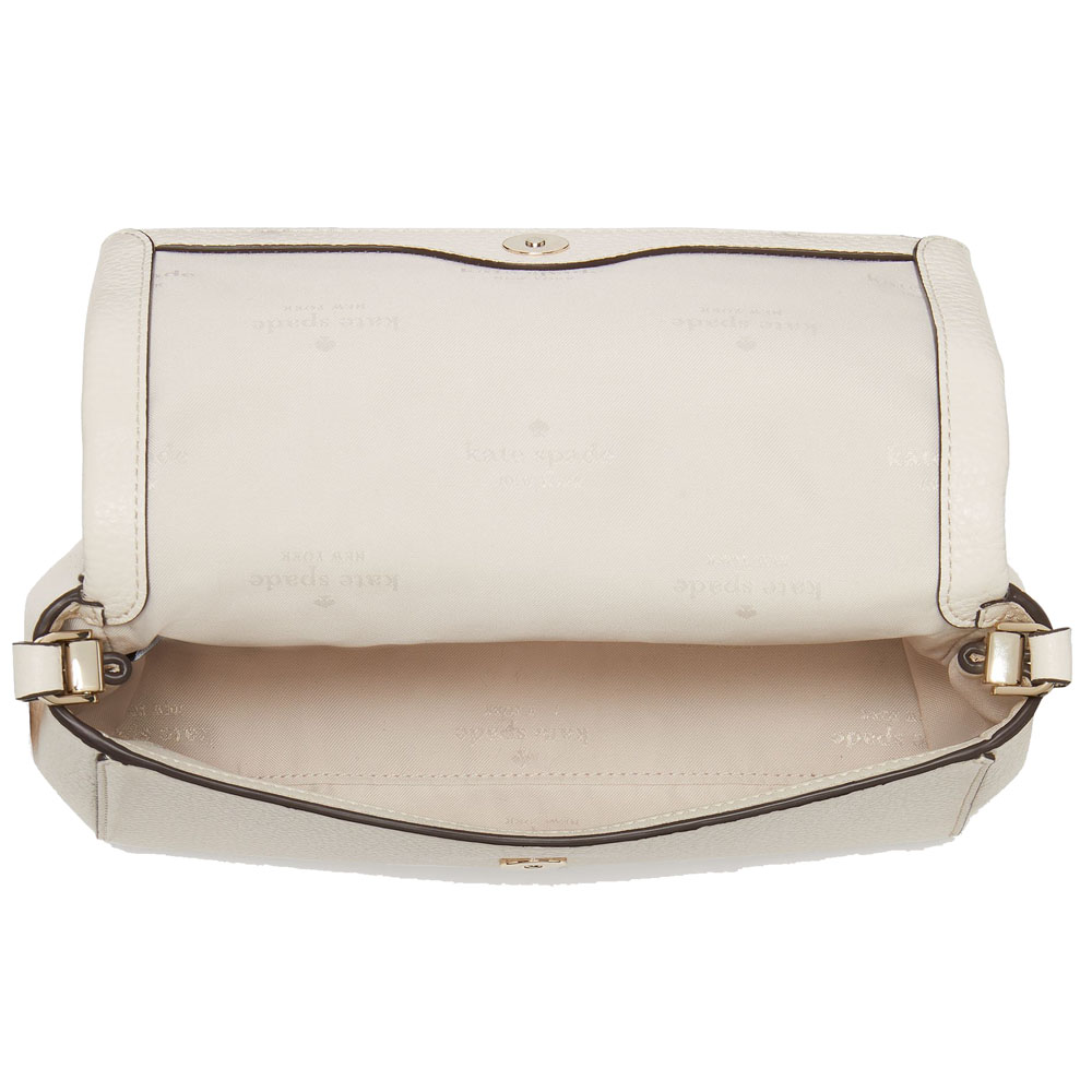 Kate Spade Leila Mini Crossbody Parchment Off White # KE487
