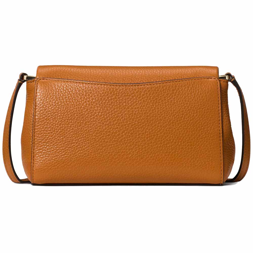 Kate Spade Leila Mini Crossbody Orange Jasper Brown # KE487