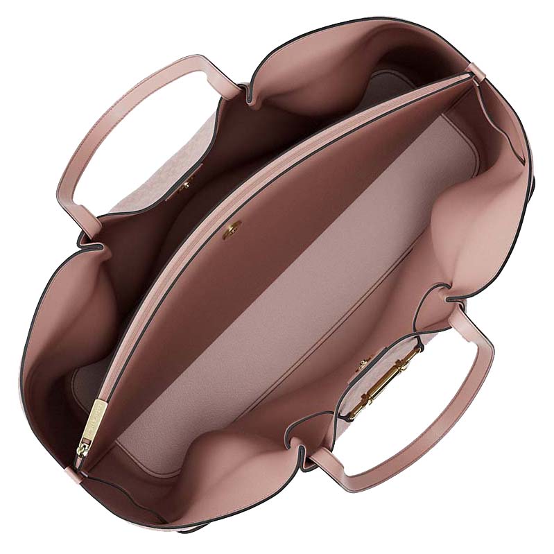 Michael Kors Carson Large Signature Logo Tote Bag Powder Blush Blush Pink # 35R6G2ZT7B