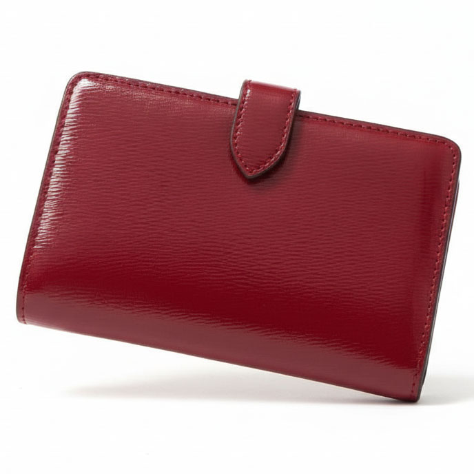Kate Spade Madison Medium Bifold Wallet Red Jam # KN227