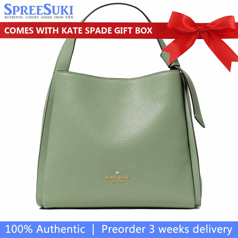 Kate Spade Knott Convertible Carryall Balsam Green # KM666