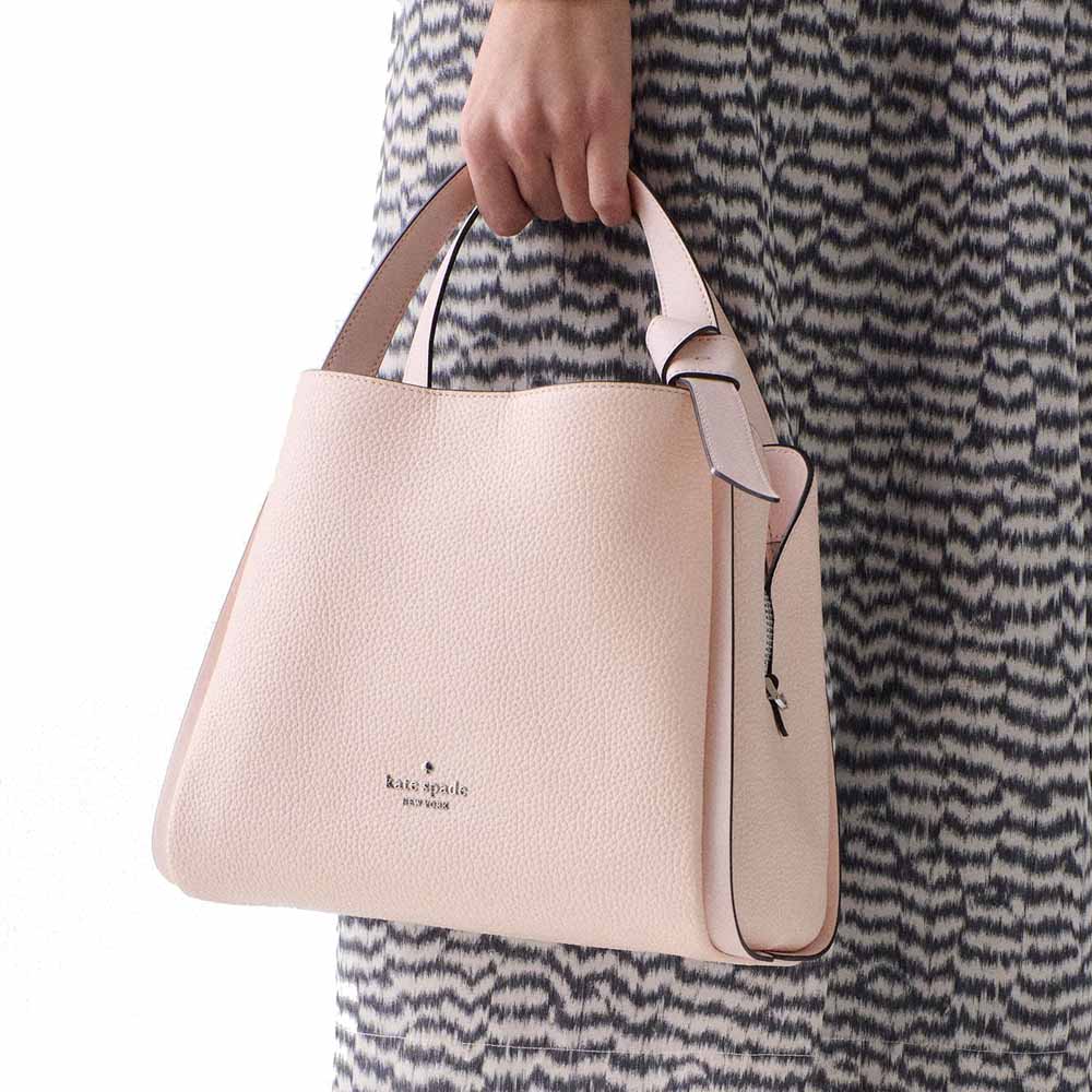 Kate Spade Knott Convertible Carryall Powdered Sugar Beige # KM666