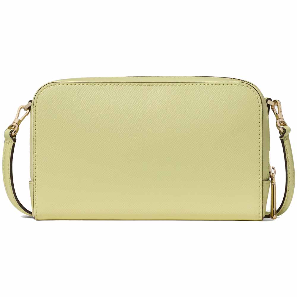 Kate Spade Staci Dual Zip Around Mini Crossbody Tennis Ball Light green # KG036