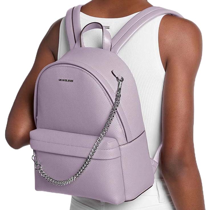 Michael Kors Slater Medium Backpack Light Quartz Light Purple # 35F5S04B2V