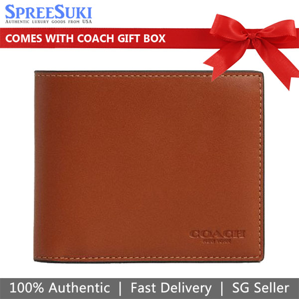 Coach Men 3 In 1 Wallet Tan Brown # CBK12