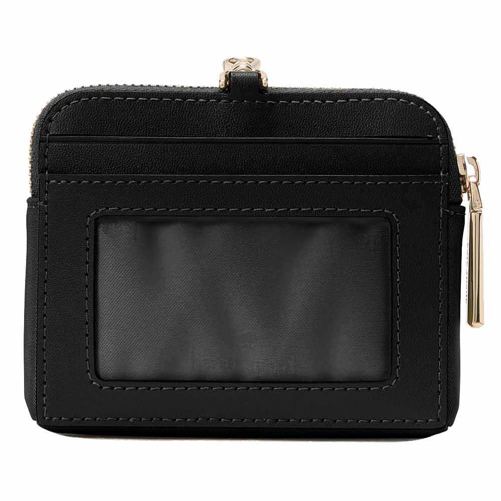 Kate Spade Carter Nylon Card Case Lanyard Black # KL878