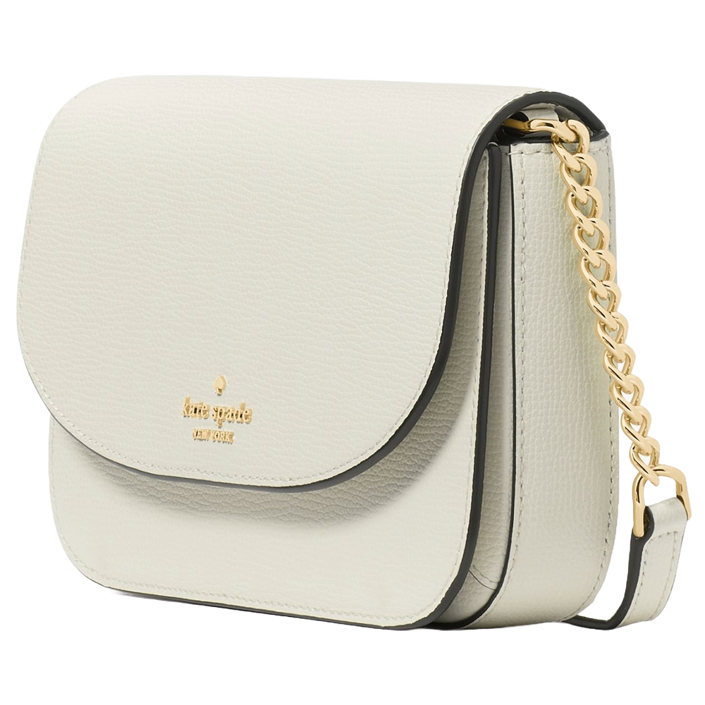 Kate Spade Kristi Refined Grain Leather Crossbody Meringue Off White # KG016