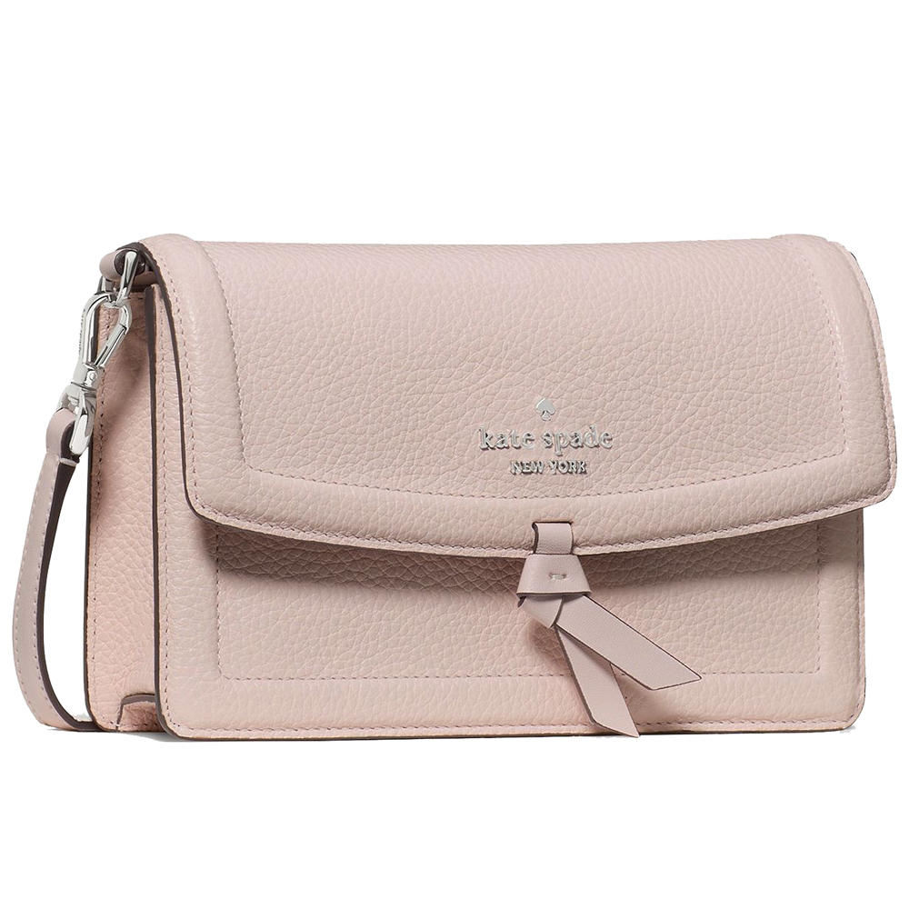 Kate Spade Knott Mini Flap Crossbody Powdered Sugar Beige # KM611