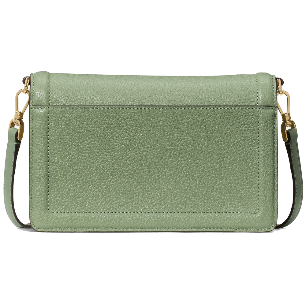 Kate Spade Knott Mini Flap Crossbody Balsam Green Dark Green # KM611