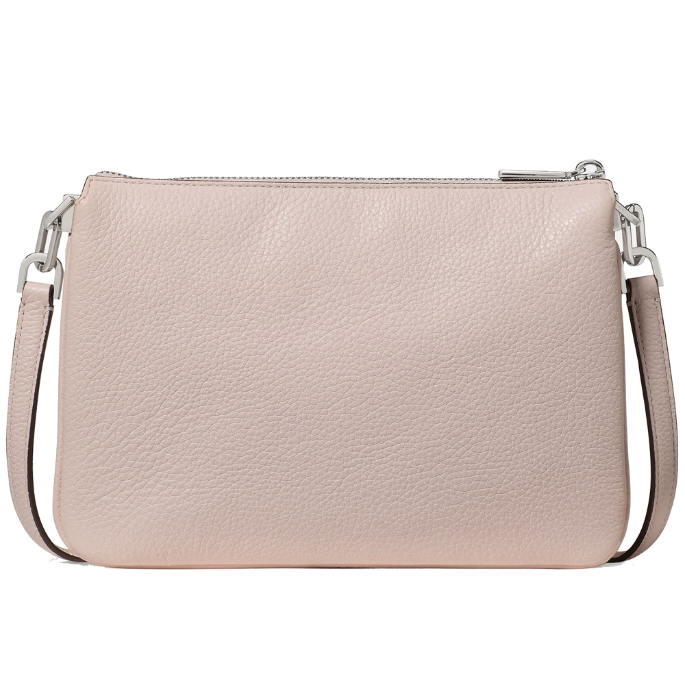 Kate Spade Kayla Small Triple Compartment Crossbody Powdered Sugar Beige # KL806