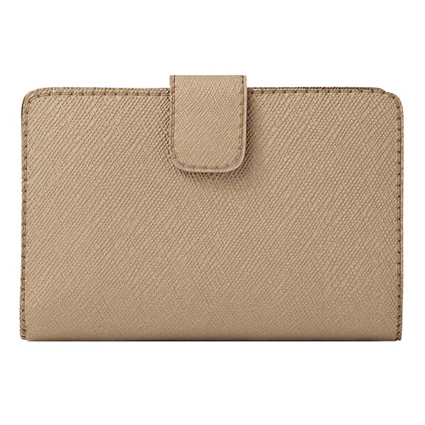 Michael Kors Medium Wallet Jet Set Travel Zip Coin Wallet Camel Light Brown # 35F7GTVF2L