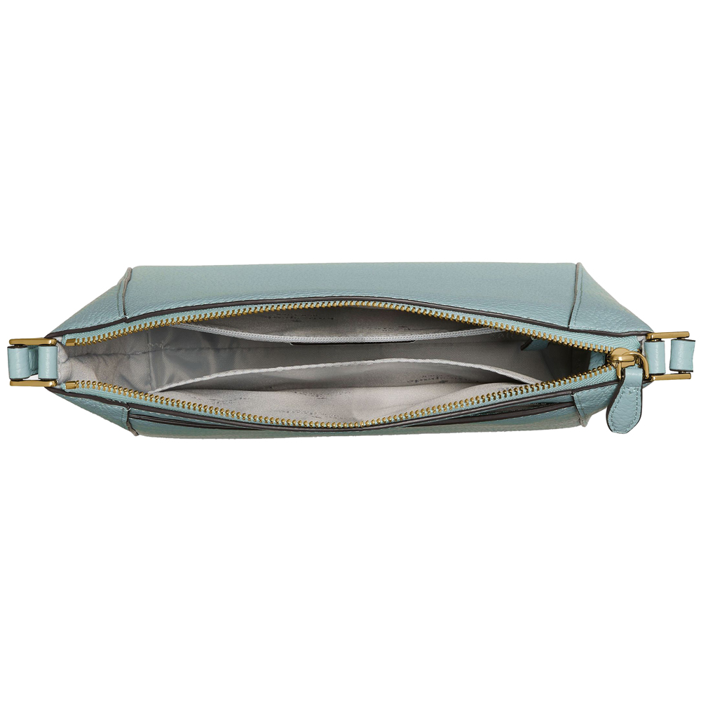 Kate Spade Crossbody Sling Bag Monica Leather Crossbody Aventurine Light blue # WKR00258