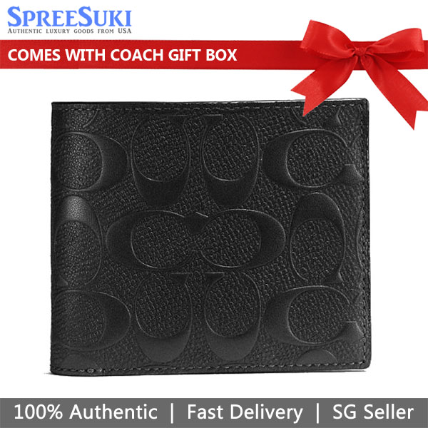 Coach Men 3 In 1 Signature Leather Black # CR957