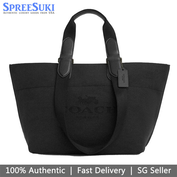 Coach Small Tour Tote Bag Gunmetal Black Multi # CCG39