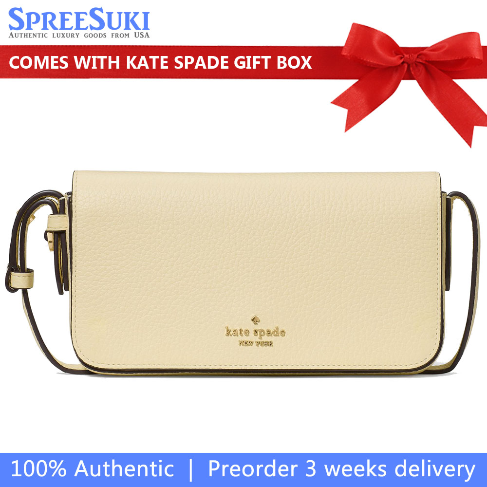 Kate Spade Juliette Crossbody Lemon Fondant Light yellow # KM565