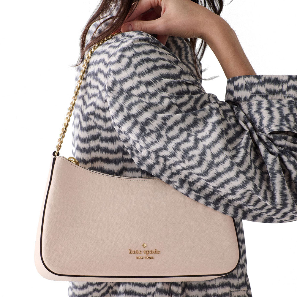 Kate Spade Crossbody Bag Sling Madison Convertible Crossbody Powdered Sugar Beige # KC439