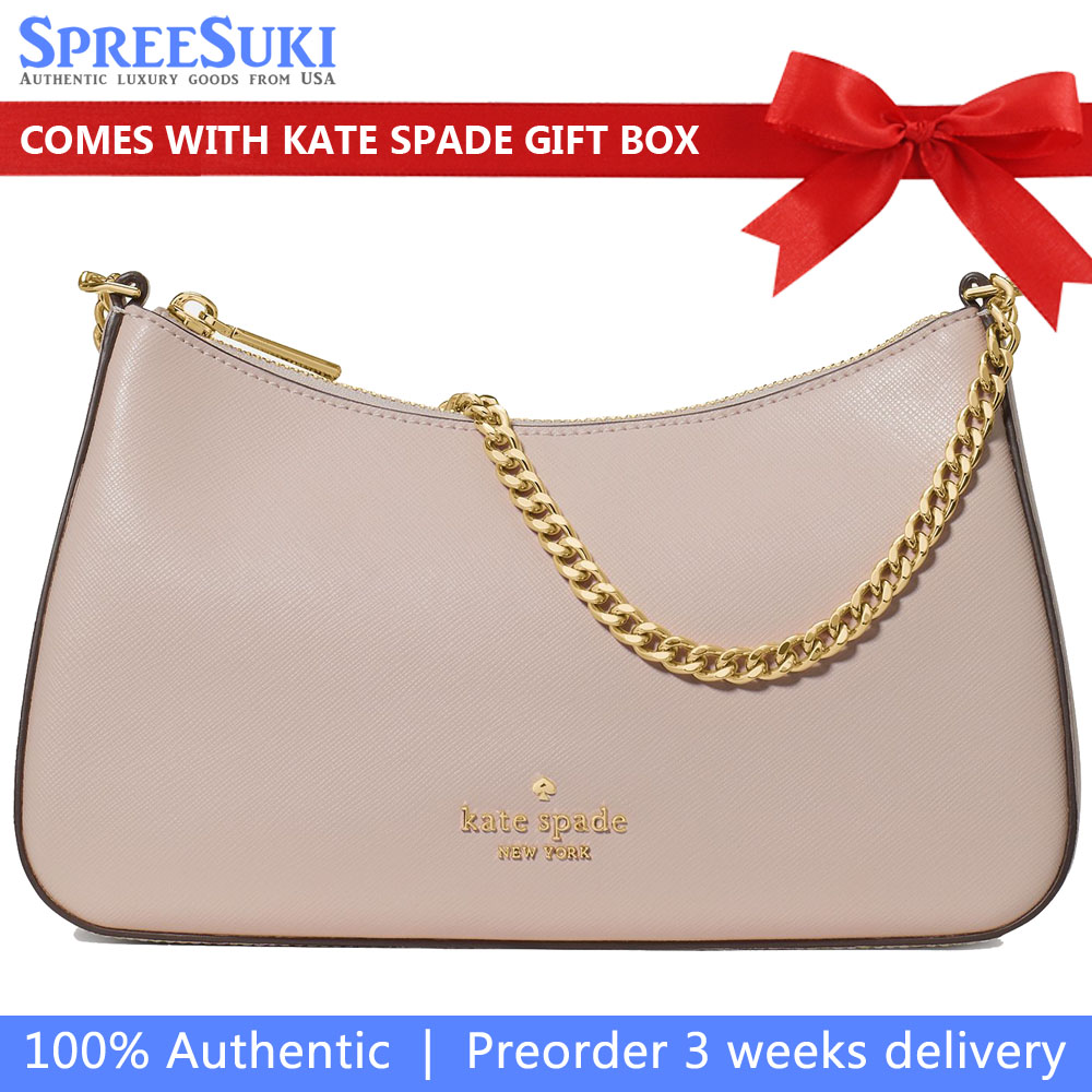 Kate Spade Crossbody Bag Sling Madison Convertible Crossbody Powdered Sugar Beige # KC439