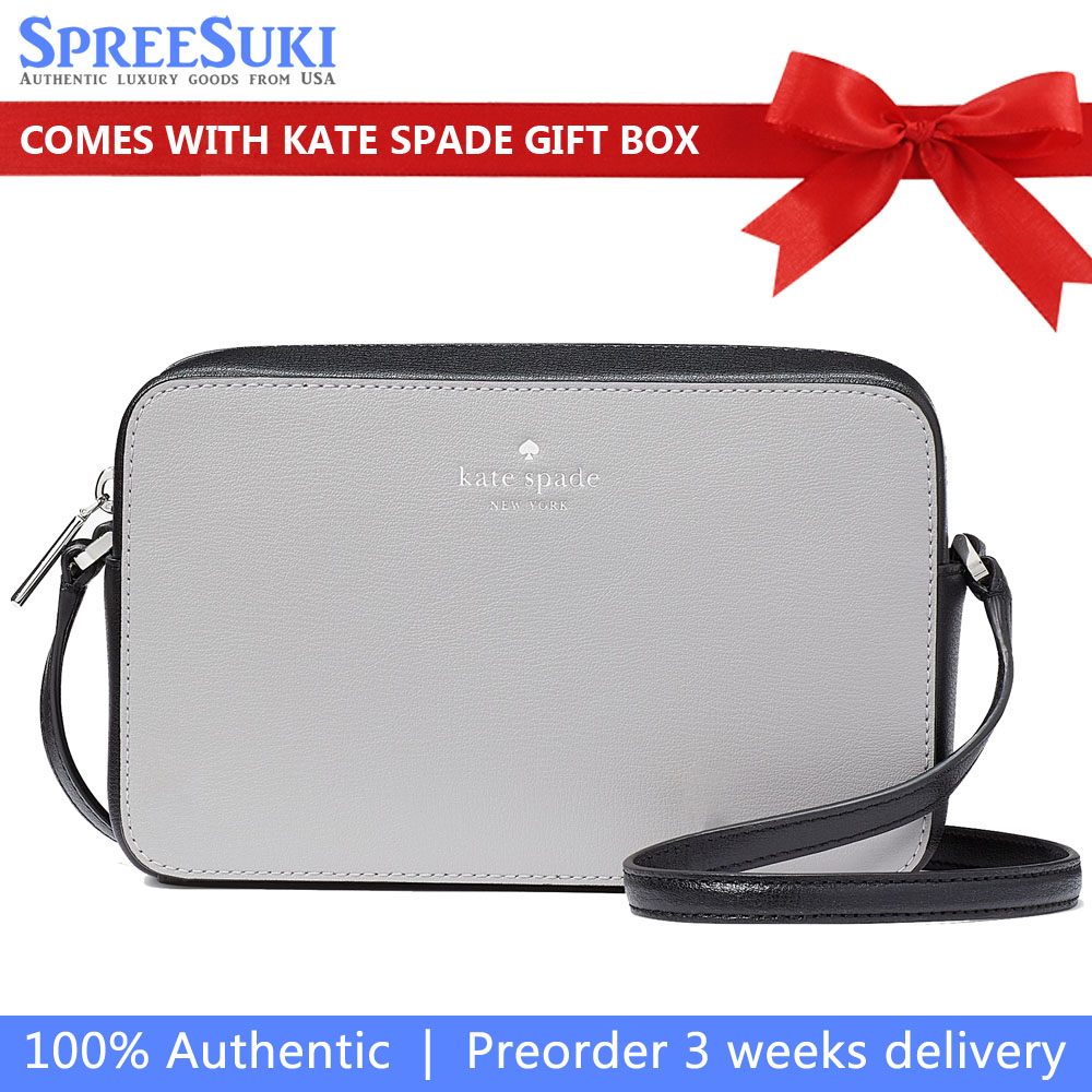 Kate Spade Sienna Crossbody Nimbus Grey Multi Light Grey # KE749