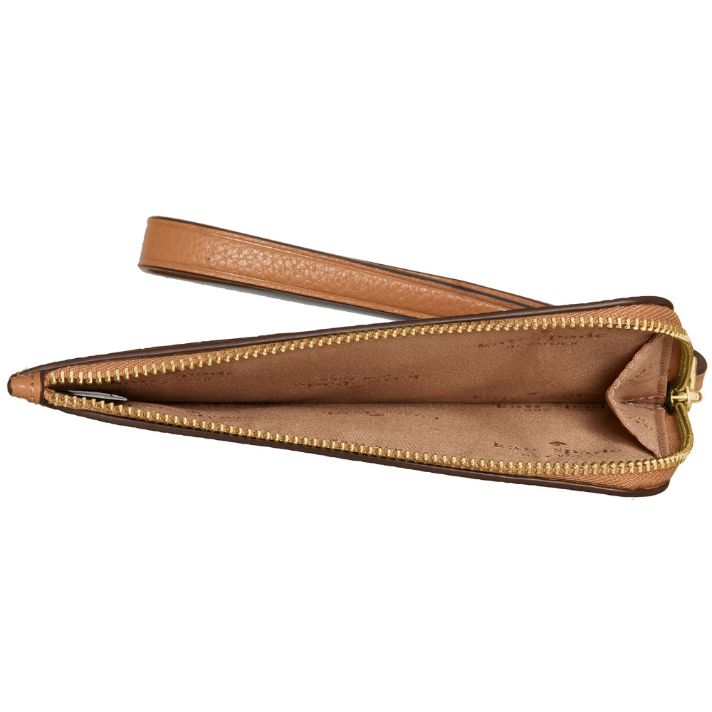 Kate Spade Lucy Small Card Holder Wristlet Bungalow Brown # KM461