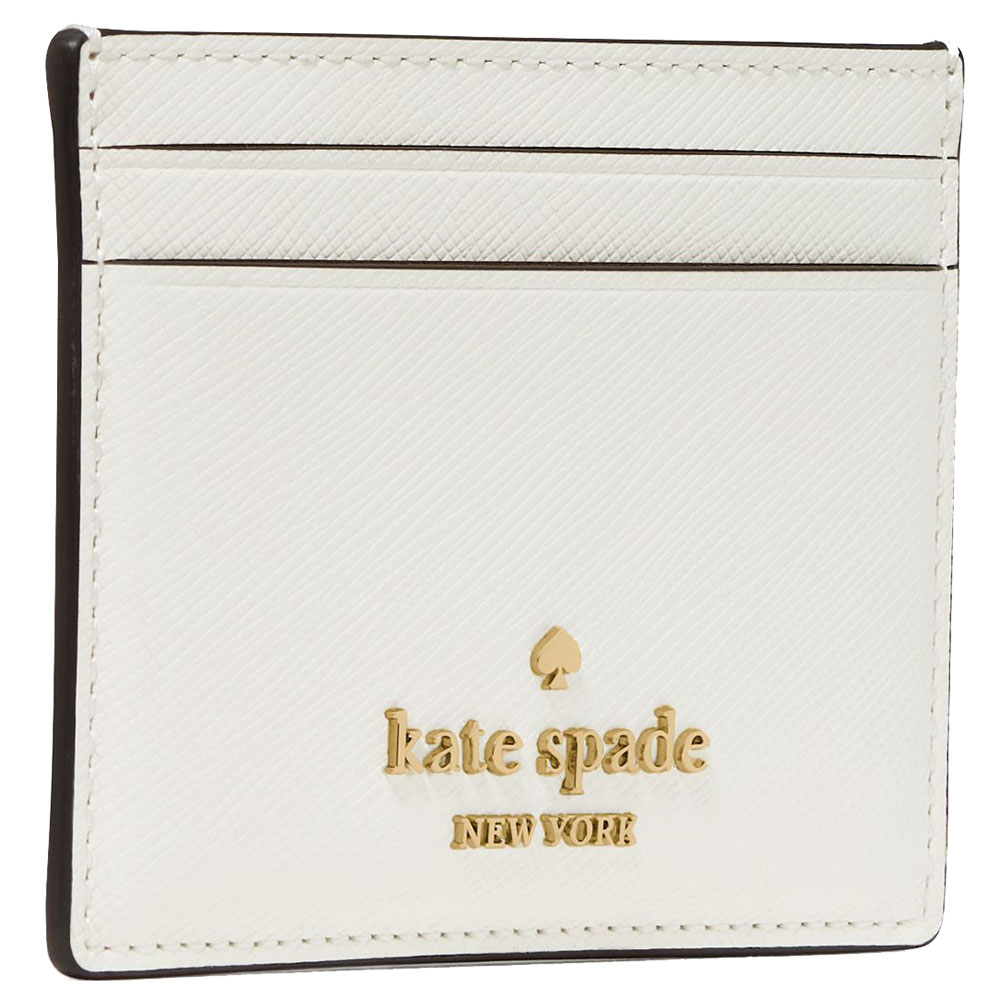 Kate Spade Small Slim Card Holder Meringue Off White # KN760