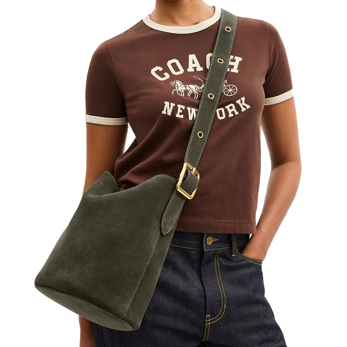 Coach Bleecker Bucket Bag Olive Army Green # CCC24