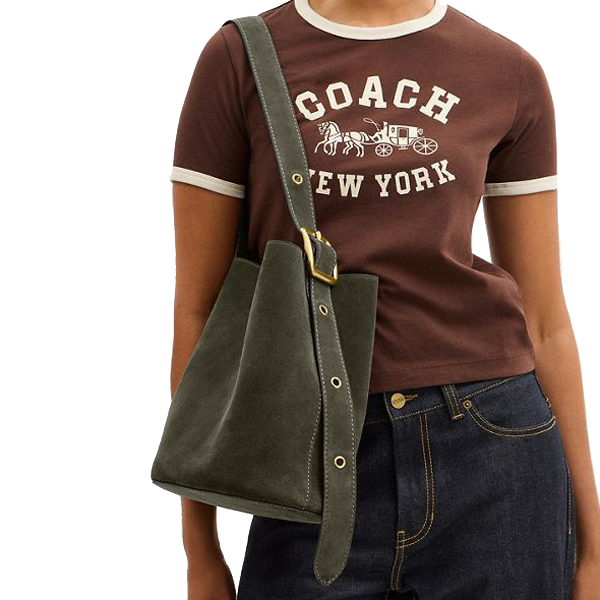 Coach Bleecker Bucket Bag Olive Army Green # CCC24