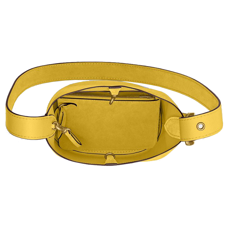 Coach Bleecker Bucket Bag 21 Yellow # CCW84