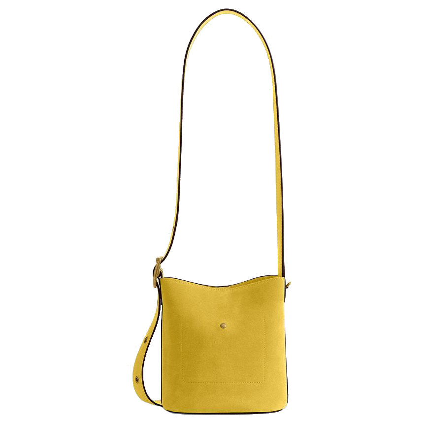 Coach Bleecker Bucket Bag 21 Yellow # CCW84