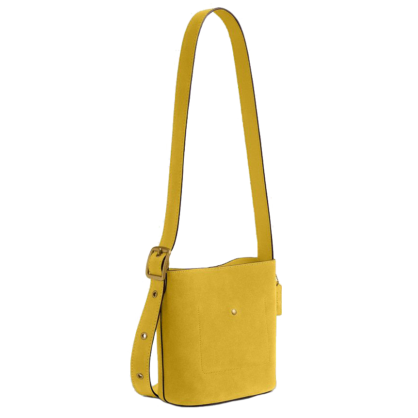 Coach Bleecker Bucket Bag 21 Yellow # CCW84