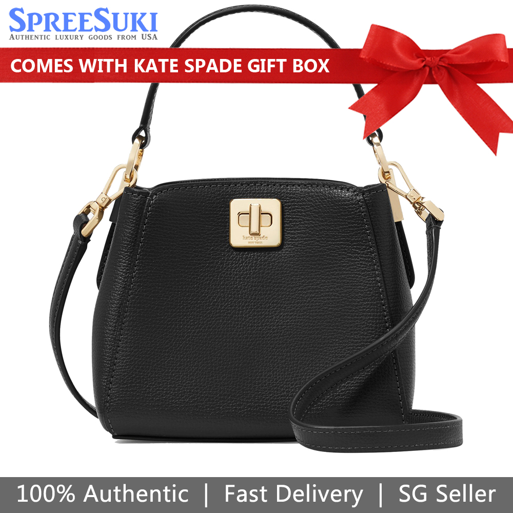 Kate Spade Phoebe Mini Top Handle Crossbody Black # KI924