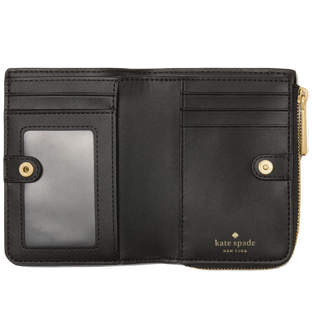 Kate Spade Small L-Zip Wallet Black # KN767