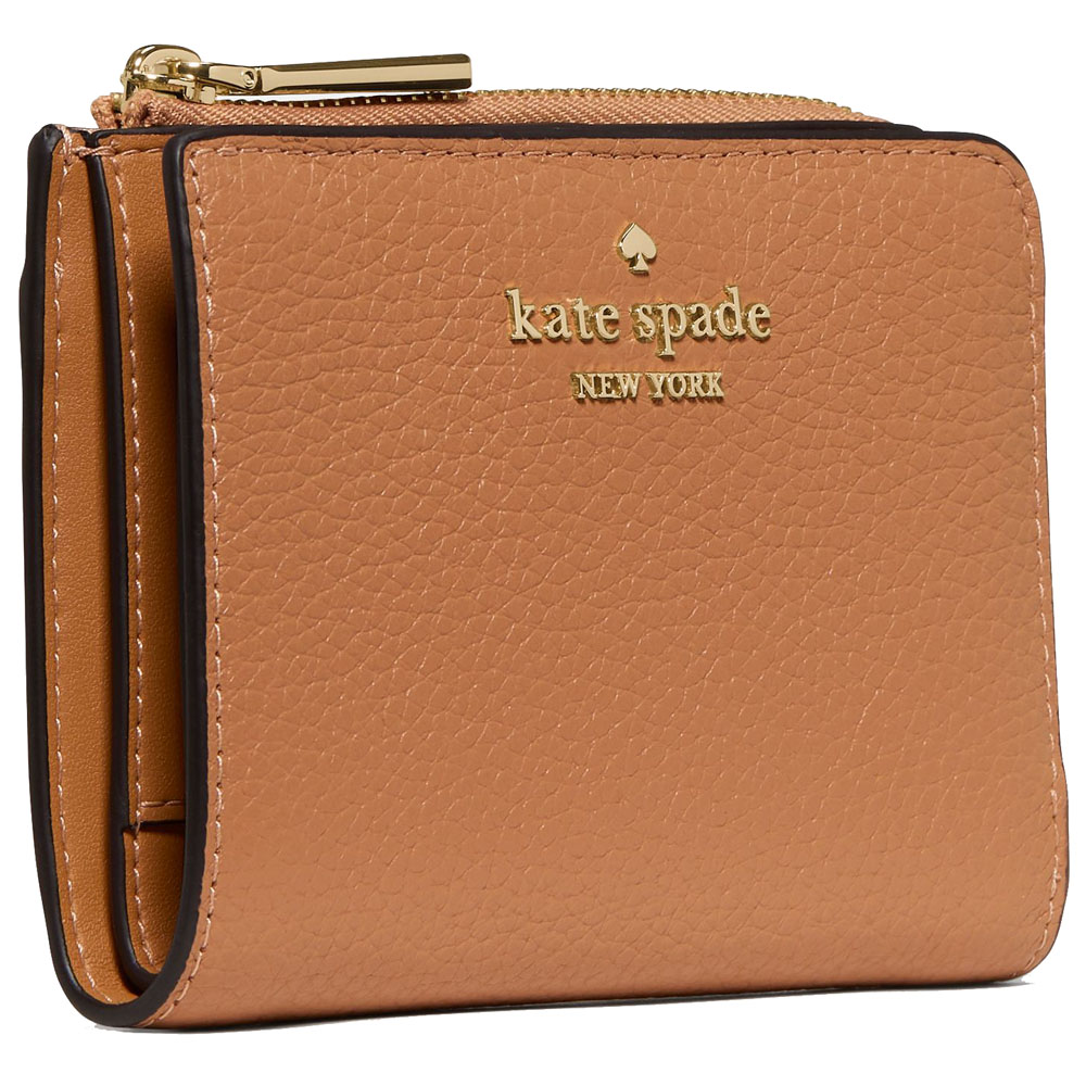 Kate Spade Small L-Zip Wallet Bungalow Light Brown # KN766